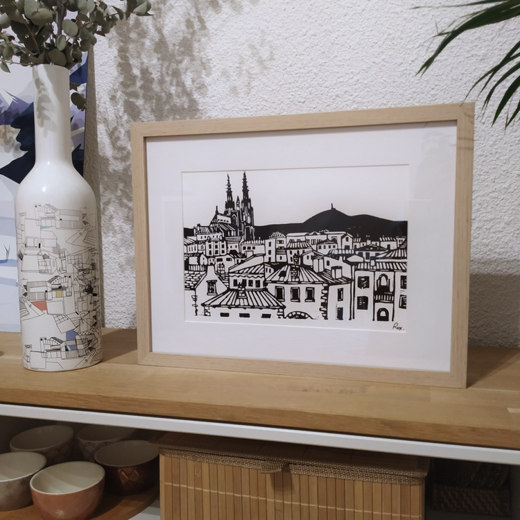 Clermont-Ferrand linogravure