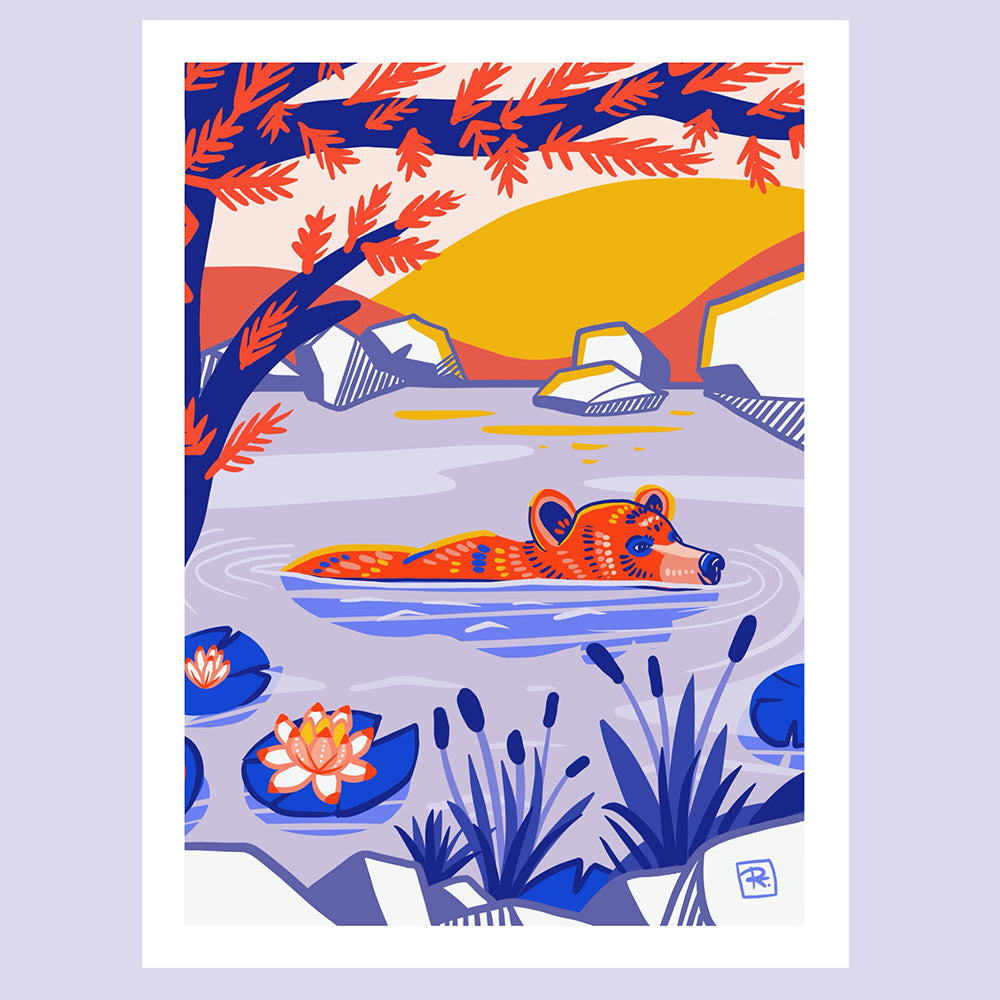 Le bain de nénuphars