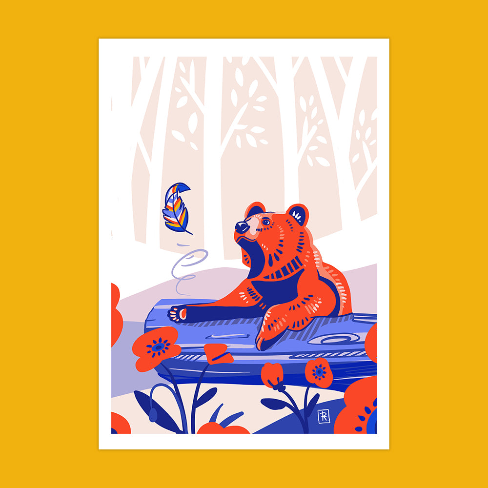 Le Grizzly et la Plume