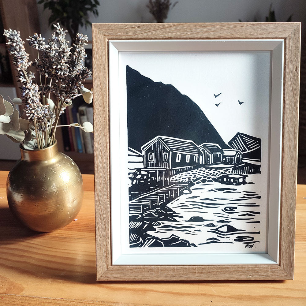 Linogravure "Norvège"