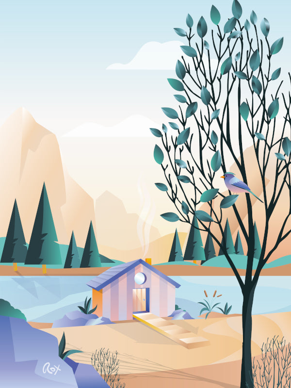 Cabane du lac